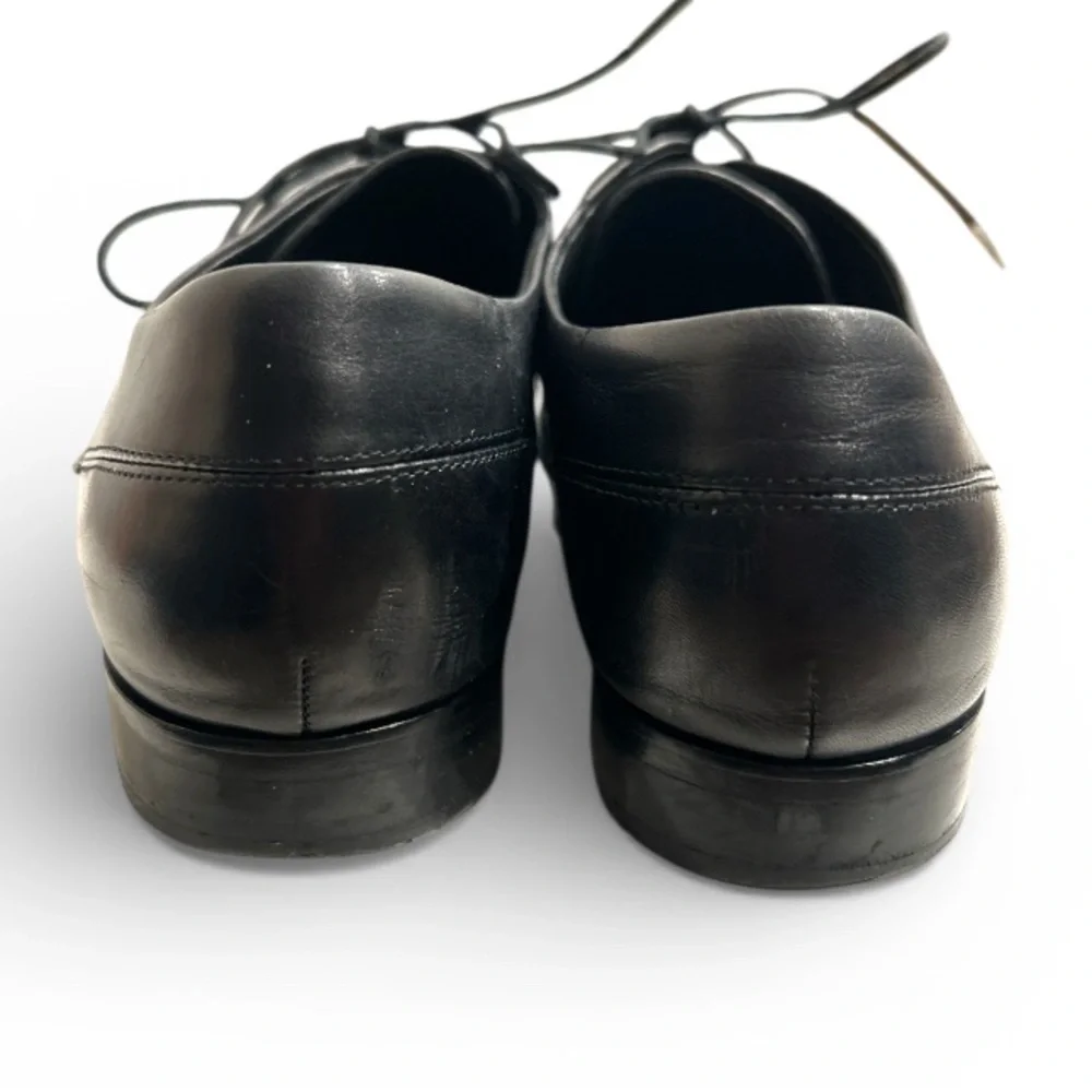 🏷️ Via Spiga Black Leather Men's Oxfords